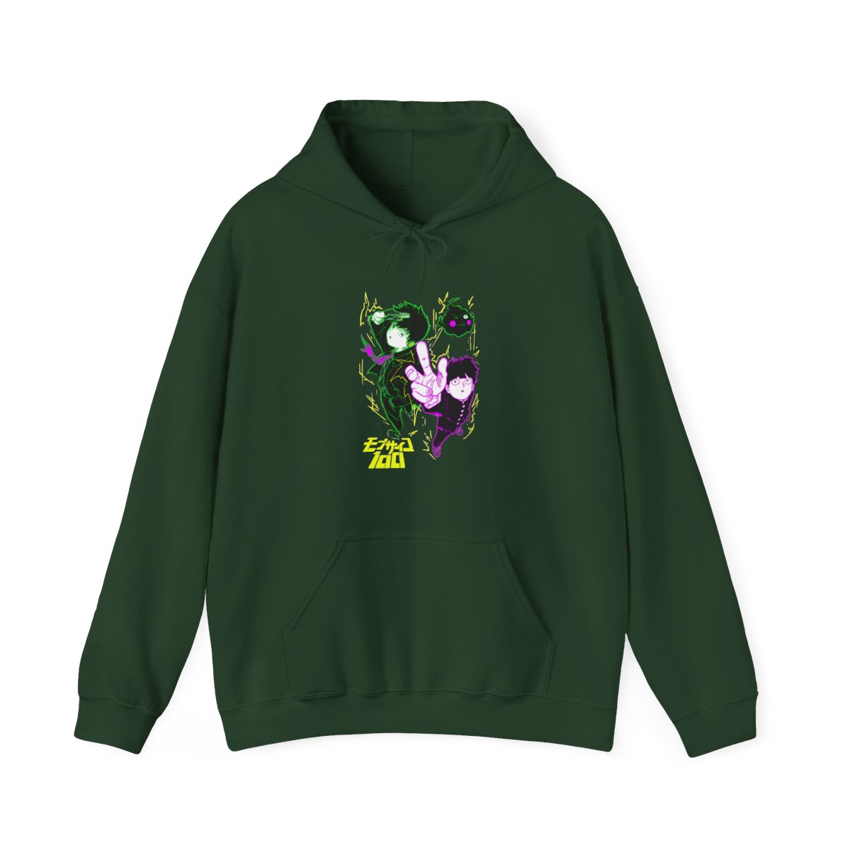 Shigeo Kageyama Hoodie Mob Psycho 100 Spirit Aura - alternate angle 5, merchandise
