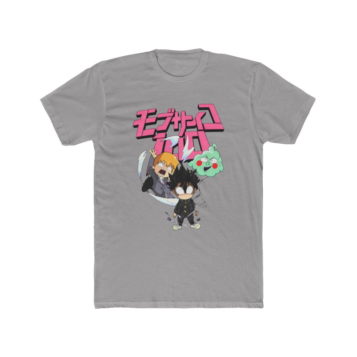 Mob Psycho 100 Group Ghost & Chibi T Shirt - Tokyo Otaku Mode (TOM)