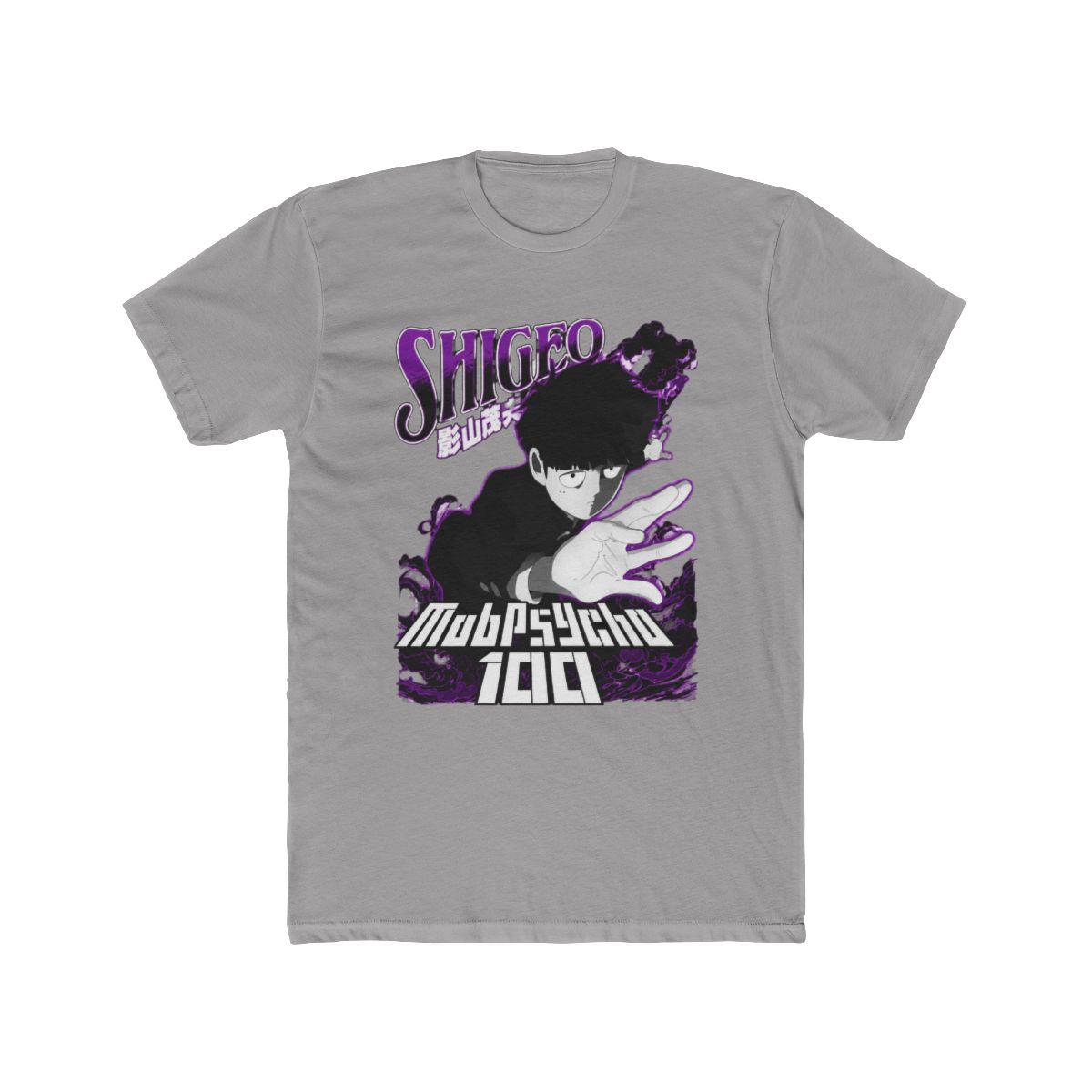 Mob Psycho 100 Shigeo Purple And Black T Shirt - Official T-Shirts merchandise